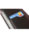 Hurtownia GSM - LURESKO ASTER XXXL husă universală din piele cu un bucluc pentru curea, concepută pentru telefoane de 6.5' - 6.9' (negru mat cu cusături roșii) - LUR26 - {ean13} - Hurt