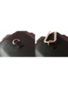 Hurtownia GSM - LURESKO ASTER XXXL husă universală din piele cu un bucluc pentru curea, concepută pentru telefoane de 6.5' - 6.9' (negru mat cu cusături roșii) - LUR26 - {ean13} - Hurt