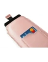 Hurtownia GSM - LURESKO ASTER 4XL husă universală din piele cu un cârlig pentru curea, tip slip-in pentru un telefon de până la 7' (roz neted cu fir alb) - LUR30 - {ean13} - Hurt