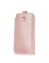 Hurtownia GSM - LURESKO ASTER 4XL husă universală din piele cu un cârlig pentru curea, tip slip-in pentru un telefon de până la 7' (roz neted cu fir alb) - LUR30 - {ean13} - Hurt