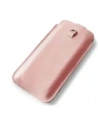 Hurtownia GSM - LURESKO ASTER 4XL univerzális bőr tok pánttal, telefonhoz, maximum 7" méretig (simító rózsaszín fehér cérnával) - LUR30 - {ean13} - Hurt