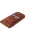 Wholesale LURESKO ASTER XXL universal leather case with a loop for a lanyard for 5.8' - 6.1' phone (vintage brown with white thread) - LUR32 - {ean13} - Hurt
