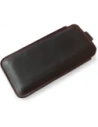 Wholesale LURESKO LILLA XXXL leather slip case slip case for phone 6.5' - 6.9' (smooth black with red thread) - LUR36 - {ean13} - Hurt