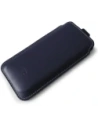 Wholesale LURESKO LILLA XXXL leather slipcase slipcase for phone 6.5' - 6.9' (blue smooth with white thread) - LUR38 - {ean13} - Hurt