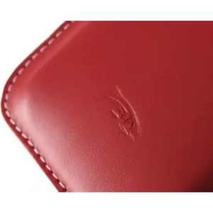 Wholesale LURESKO LILLA XXXL leather slipcase slipcase for phone 6.5' - 6.9' (red smooth with white thread) - LUR37 - {ean13} - Hurt