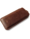 Wholesale LURESKO LILLA 4XL leather slip case slip-in for a phone up to 7 inches, leather cover (vintage brown with white thread) - LUR41 - {ean13} - Hurt