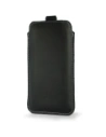 Wholesale LURESKO LILLA 4XL leather slipcase slip for a phone up to 7 inches, leather case (black smooth with white thread) - LUR40 - {ean13} - Hurt