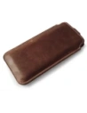 Wholesale LURESKO LILLA 4XL leather slip case slip-in for a phone up to 7 inches, leather cover (vintage brown with white thread) - LUR41 - {ean13} - Hurt