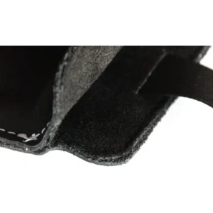 Wholesale LURESKO LILLA 4XL leather slipcase slip for a phone up to 7 inches, leather case (black smooth with white thread) - LUR40 - {ean13} - Hurt