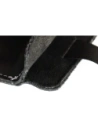 Wholesale LURESKO LILLA 4XL leather slipcase slip for a phone up to 7 inches, leather case (black smooth with white thread) - LUR40 - {ean13} - Hurt