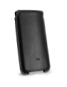 Wholesale LURESKO NORTHERN XXXL leather case slip-on for phone (black smooth with white thread) - LUR43 - {ean13} - Hurt
