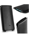 Wholesale LURESKO NORTHERN XXXL leather case slip-on for phone (black smooth with white thread) - LUR43 - {ean13} - Hurt