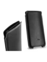 Wholesale LURESKO NORTHERN XXXL leather case slip-on for phone (black smooth with white thread) - LUR43 - {ean13} - Hurt