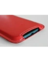 Wholesale LURESKO NORTHERN XXXL leather slip-on case for phone (red smooth with white thread) - LUR44 - {ean13} - Hurt