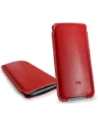 Wholesale LURESKO NORTHERN XXXL leather slip-on case for phone (red smooth with white thread) - LUR44 - {ean13} - Hurt