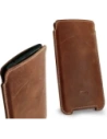 Wholesale LURESKO NORTHERN XXXL leather slipcase for phone (vintage brown with white thread) - LUR45 - {ean13} - Hurt