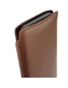 Wholesale LURESKO NORTHERN XXXL leather case pull-out type for phone (smooth brown) - LUR46 - {ean13} - Hurt