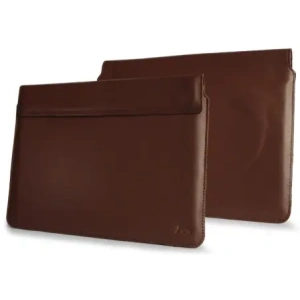 Wholesale LURESKO CLAYER XL+ leather case for tablet 290 x 212 x 9mm (smooth brown) - LUR52 - {ean13} - Hurt