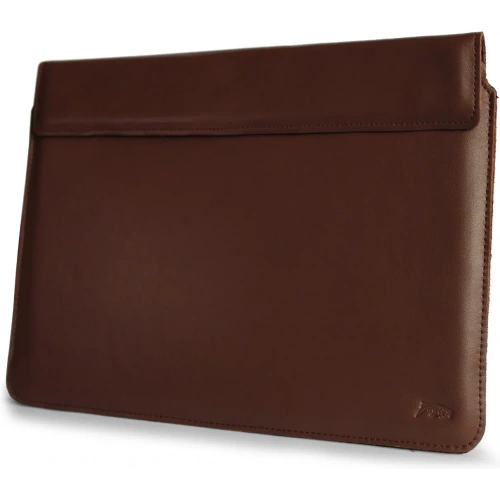 Skórzane etui LURESKO CLAYER XL+ na tablet 290 x 212 x 9mm (brąz gładki)