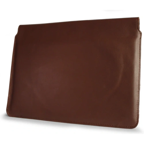 Skórzane etui LURESKO CLAYER XL+ na tablet 290 x 212 x 9mm (brąz gładki)