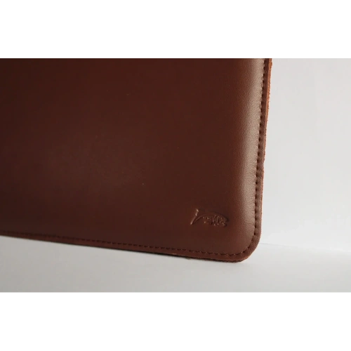 Skórzane etui LURESKO CLAYER XL+ na tablet 290 x 212 x 9mm (brąz gładki)