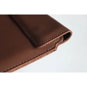 Wholesale LURESKO CLAYER XL+ leather case for tablet 290 x 212 x 9mm (smooth brown) - LUR52 - {ean13} - Hurt
