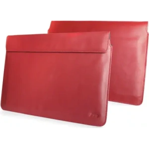 Wholesale LURESKO CLAYER XL+ leather case for tablet 290 x 212 x 9mm (red smooth with red thread) - LUR53 - {ean13} - Hurt