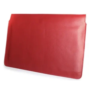 Wholesale LURESKO CLAYER XL+ leather case for tablet 290 x 212 x 9mm (red smooth with red thread) - LUR53 - {ean13} - Hurt