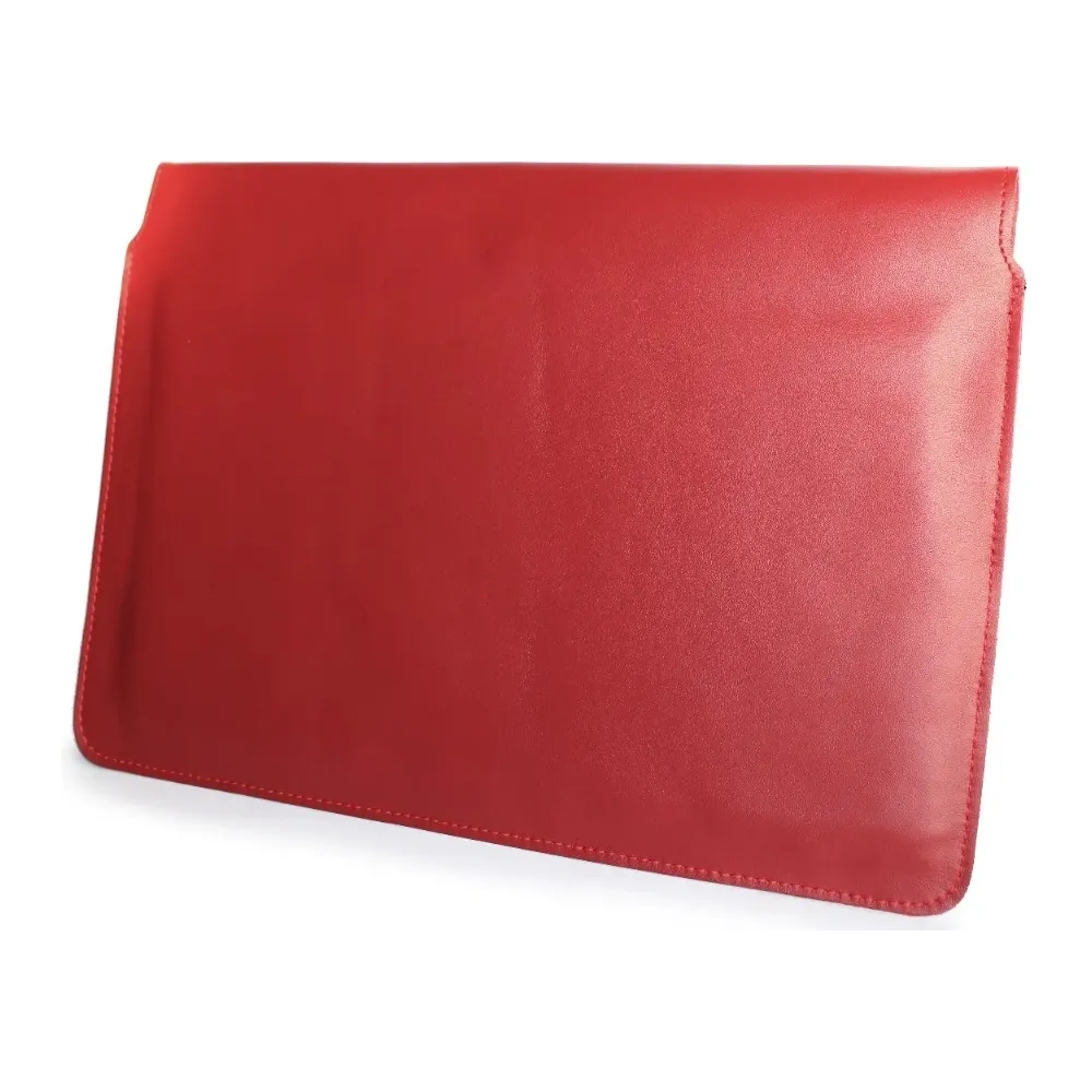 Wholesale LURESKO CLAYER XL+ leather case for tablet 290 x 212 x 9mm (red smooth with red thread) - LUR53 - {ean13} - Hurt