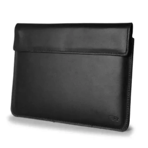 Wholesale LURESKO CLAYER XL+ leather case for tablet 290 x 212 x 9mm (black smooth with black thread) - LUR55 - {ean13} - Hurt