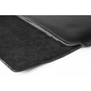 Wholesale LURESKO CLAYER XL+ leather case for tablet 290 x 212 x 9mm (black smooth with black thread) - LUR55 - {ean13} - Hurt