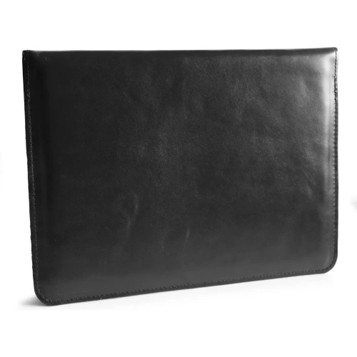 Skórzane etui LURESKO CLAYER XL2 GKL na tablet 249 x 181 x 9mm (czarny gładki  czarna nić)