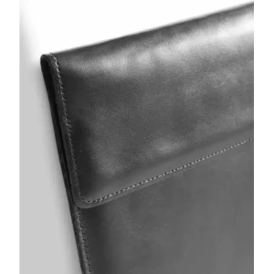 Hurtownia GSM - Husa din piele LURESKO CLAYER XL2 GKL pentru tabletă 249 x 181 x 9mm (neagră netedă cu fir negru) - LUR58 - {ean13} - Hurt