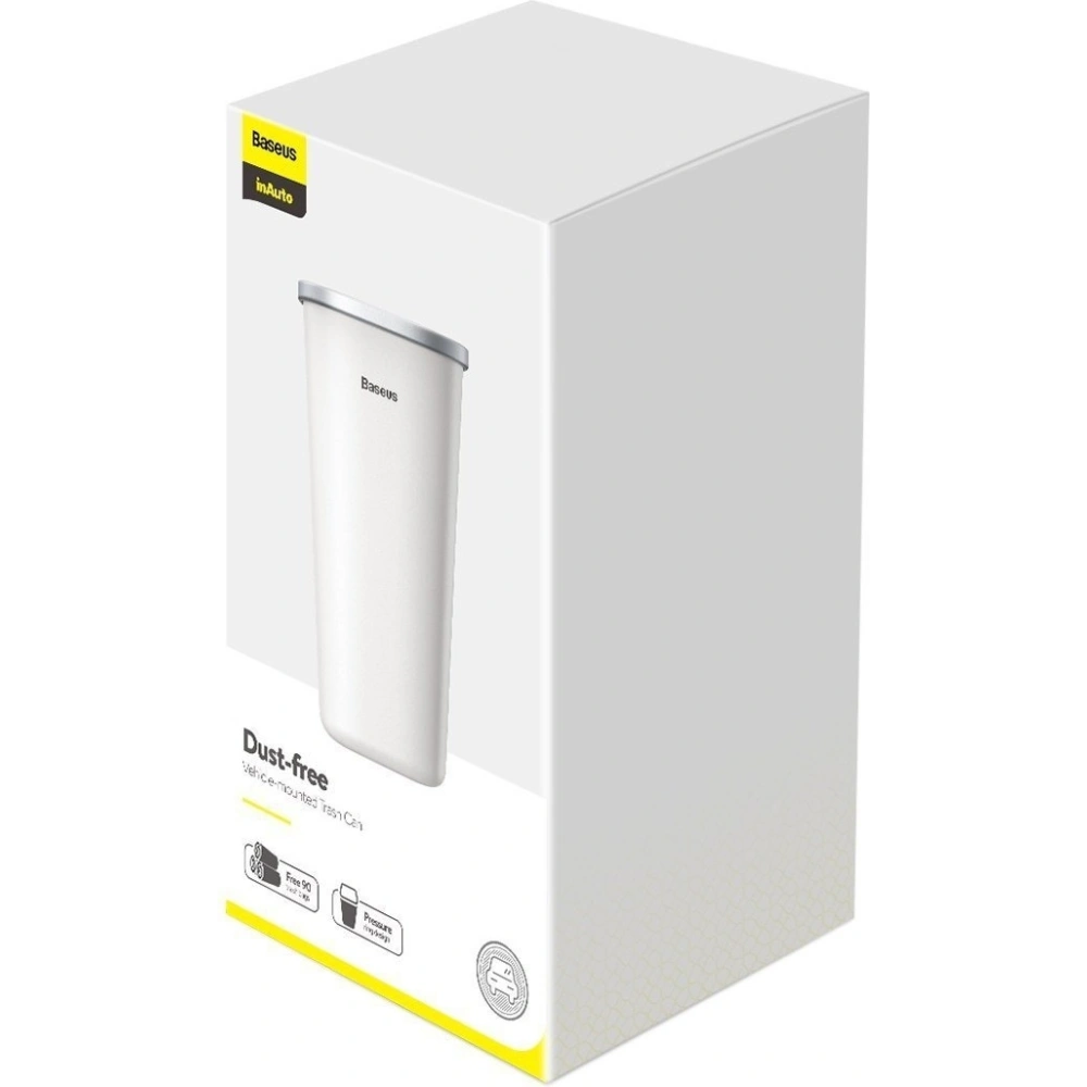 Hurtownia GSM - Samochodowy kosz na śmieci Baseus Dust-free, 800ml (biały) - BSU1448WHT - {ean13} - Hurt
