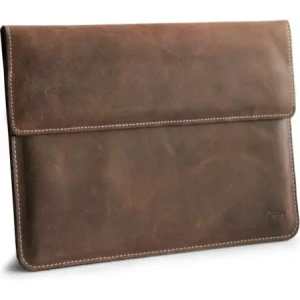 Wholesale LURESKO CLAYER XL2 GKL leather case for tablet 249 x 181 x 9mm (vintage brown with white thread) - LUR59 - {ean13} - Hurt