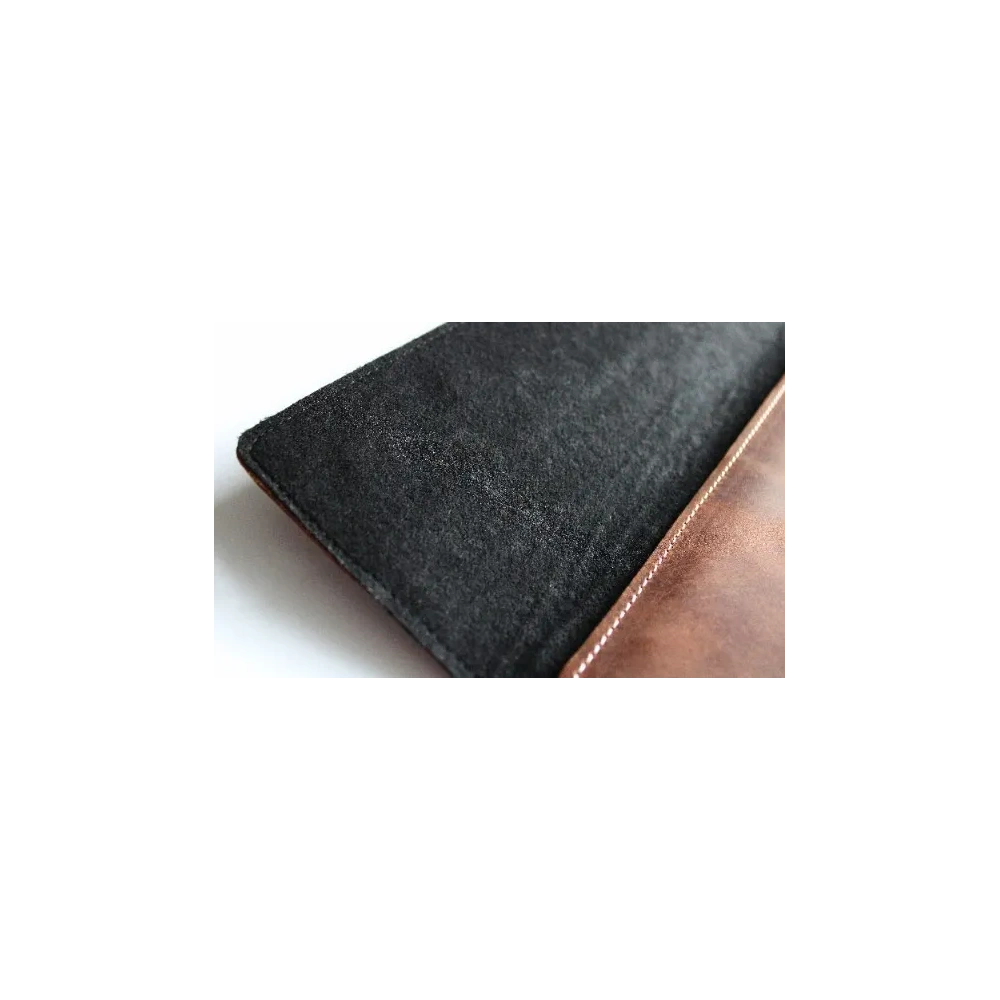 Wholesale LURESKO CLAYER XL2 GKL leather case for tablet 249 x 181 x 9mm (vintage brown with white thread) - LUR59 - {ean13} - Hurt