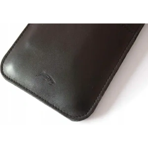 Hurtownia GSM - LURESKO VISSA 4XL kožené pouzdro na krk 170x80x9mm (černé hladké s černou nití) - LUR60 - {ean13} - Hurt