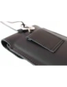 Wholesale LURESKO VISSA 4XL leather case for neck 170x80x9mm (black smooth with black thread) - LUR60 - {ean13} - Hurt