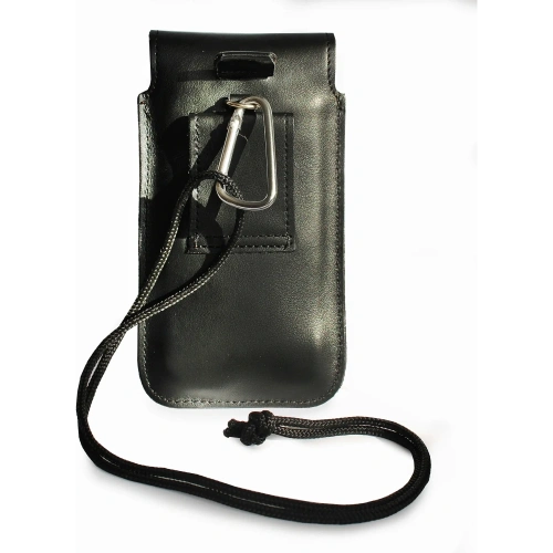 Skórzane etui LURESKO Vissa S na szyję S 144x71x9mm - BLACK