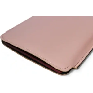 Wholesale LURESKO MASTER S leather case for ebook 162x113x9mm (smooth pink with pink thread) - LUR63 - {ean13} - Hurt