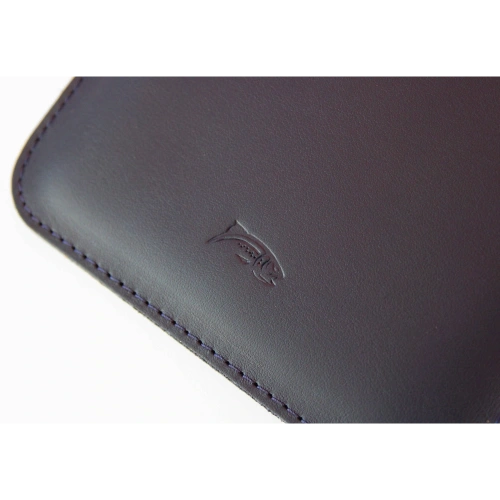 Skórzane etui LURESKO MASTER S na ebook 162x113x9mm (granatowy gładki)