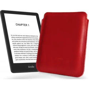 Wholesale LURESKO MASTER S leather case for ebook 162x113x9mm (red smooth) - LUR66 - {ean13} - Hurt