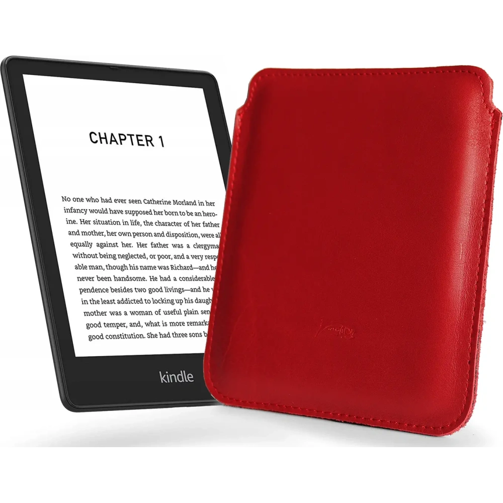 Wholesale LURESKO MASTER S leather case for ebook 162x113x9mm (red smooth) - LUR66 - {ean13} - Hurt