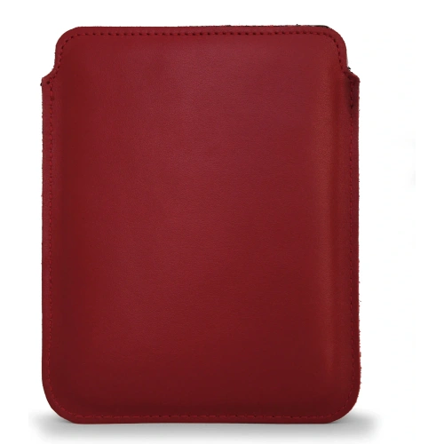 Skórzane etui LURESKO MASTER S na ebook 162x113x9mm (czerwony gładki)