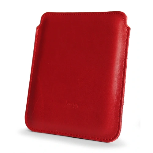 Skórzane etui LURESKO MASTER S na ebook 162x113x9mm (czerwony gładki)
