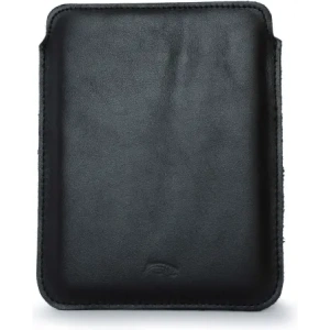 Wholesale LURESKO MASTER S leather case for ebook 162x113x9mm (black smooth with black thread) - LUR67 - {ean13} - Hurt