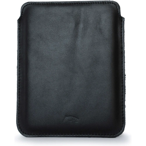 Skórzane etui LURESKO MASTER S na ebook 162x113x9mm (czarny gładki czarna nić)