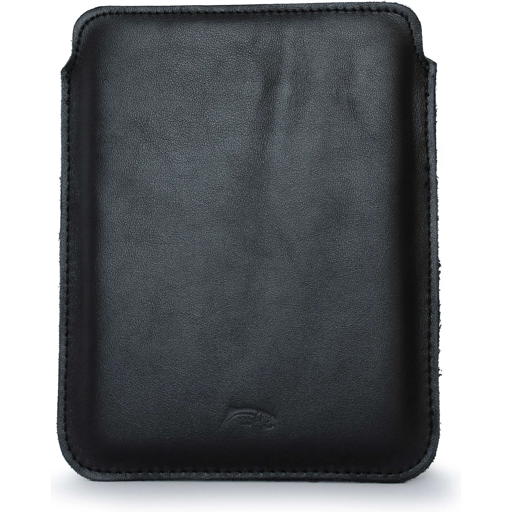 Wholesale LURESKO MASTER S leather case for ebook 162x113x9mm (black smooth with black thread) - LUR67 - {ean13} - Hurt