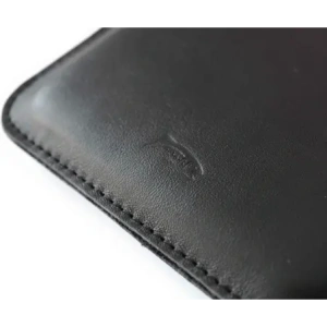 Wholesale LURESKO MASTER S leather case for ebook 162x113x9mm (black smooth with black thread) - LUR67 - {ean13} - Hurt