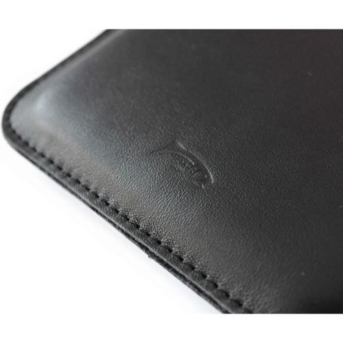 Skórzane etui LURESKO MASTER S na ebook 162x113x9mm (czarny gładki czarna nić)